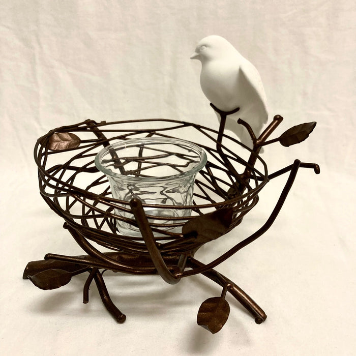 Nesting Sparrow Tealight