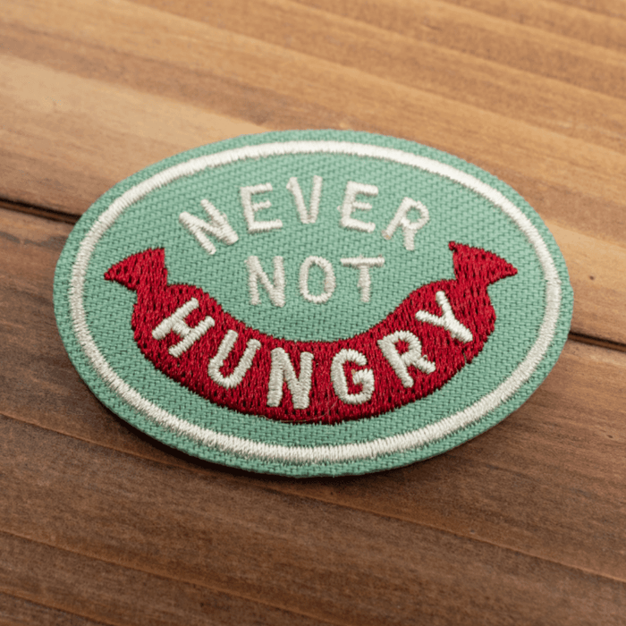 Never Not Hungry | Velcro or Iron-On Patches For Pets