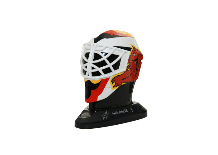 NHL Mini Plastic Goalie Mask-Vancouver Kirk McLean