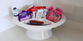 nora fleming NEW melamine pinstripe divided dish
