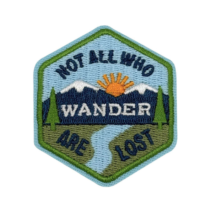 Not All Who Wander Are Lost | Velcro or Iron-On Patches For Pets