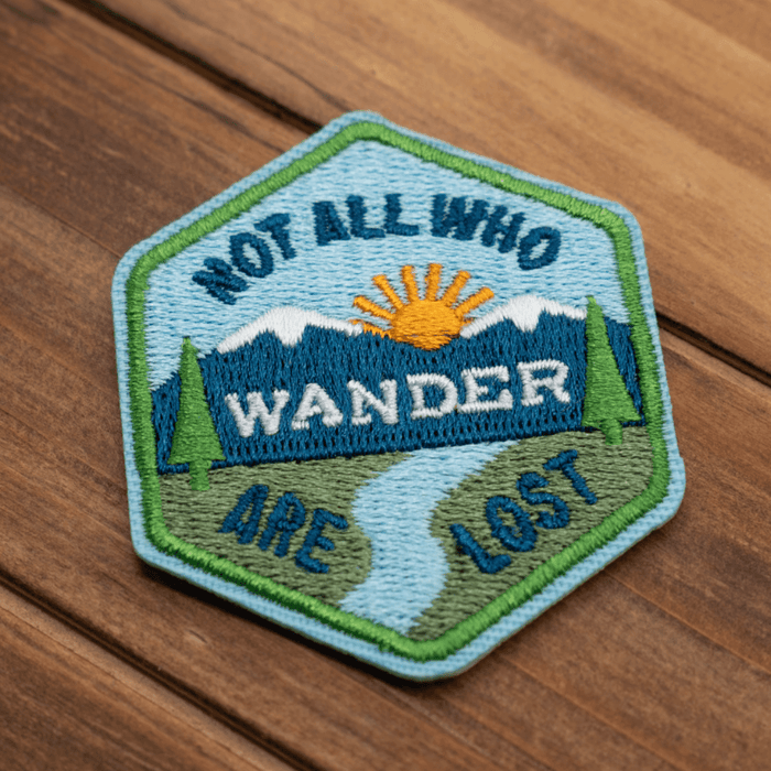 Not All Who Wander Are Lost | Velcro or Iron-On Patches For Pets