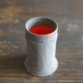 Olive Green / Orange Column Flower Vase #JT434D
