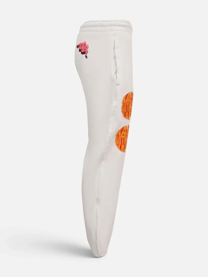 Pantalon Kappa Authentic Graphik Georgia Ar Blanco