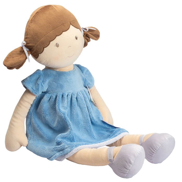 Pari X-large Doll with Brown Hair/Blue & Purple Dress