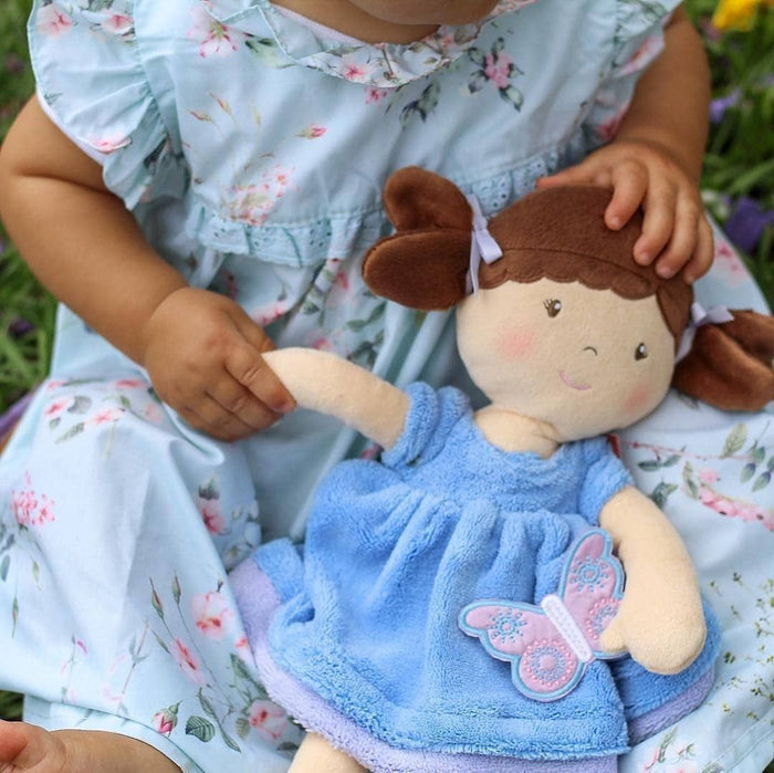 Pari X-large Doll with Brown Hair/Blue & Purple Dress
