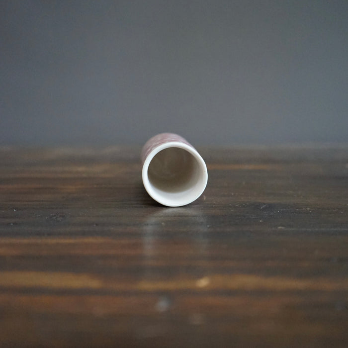 Pink Dots Cylinder Shot Cup #LK737D