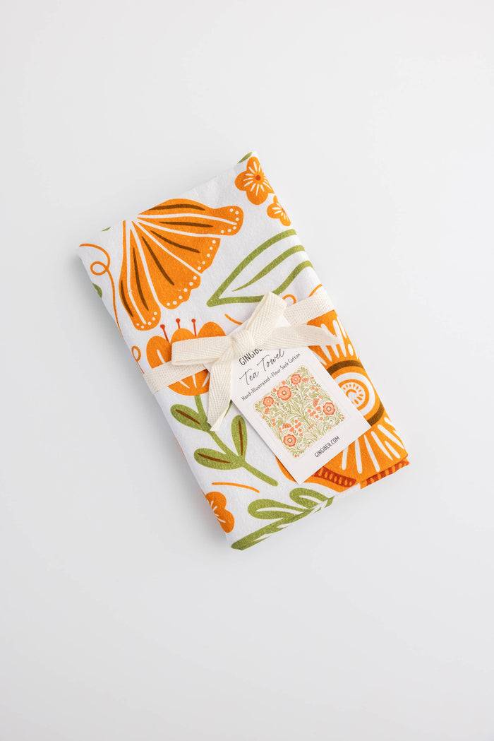 Poppy Tea Towel