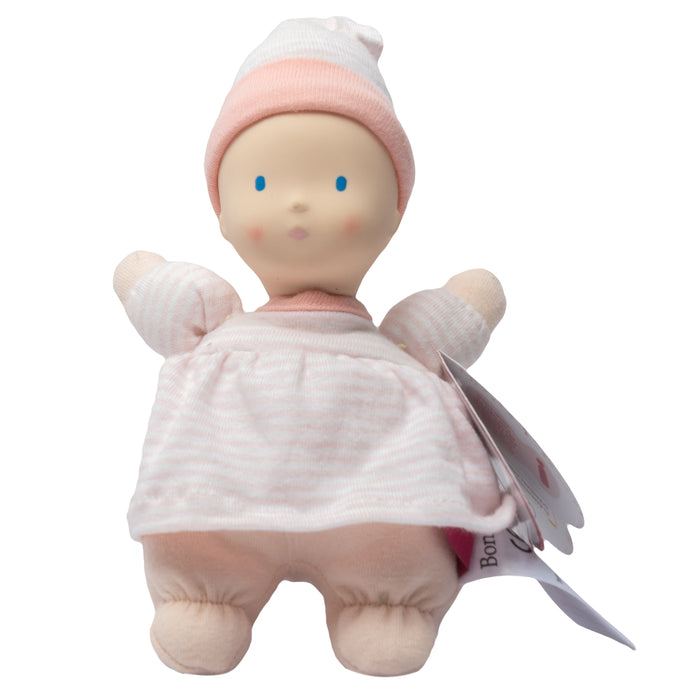 Precious Light Skin Baby Doll with Rubber Head