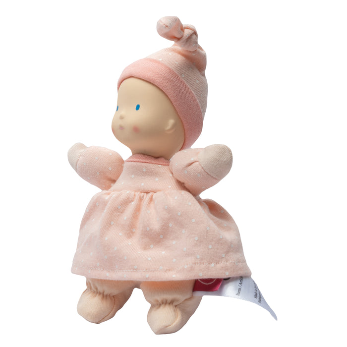 Precious Light Skin Baby Doll with Rubber Head