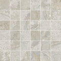Prestige Travertino White 2x2 Porcelain Mosaic Tile 12x12 Sheet