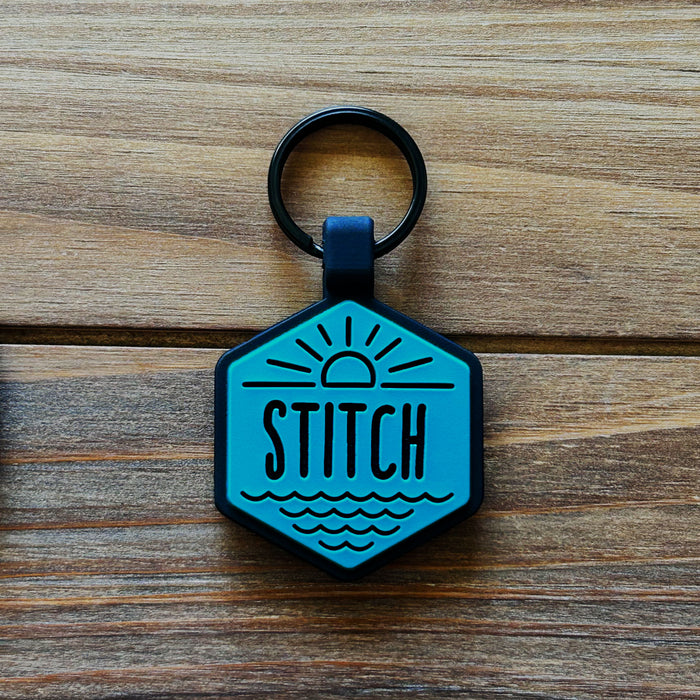 QR Code Salt and Sun Silicone ID Tag
