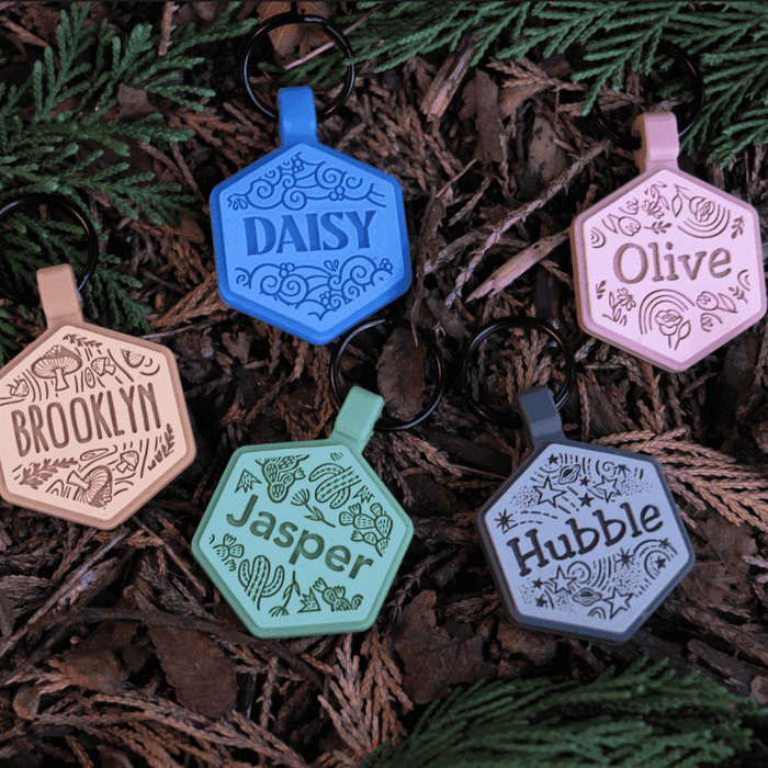 QR Code Supernova Silicone ID Tag