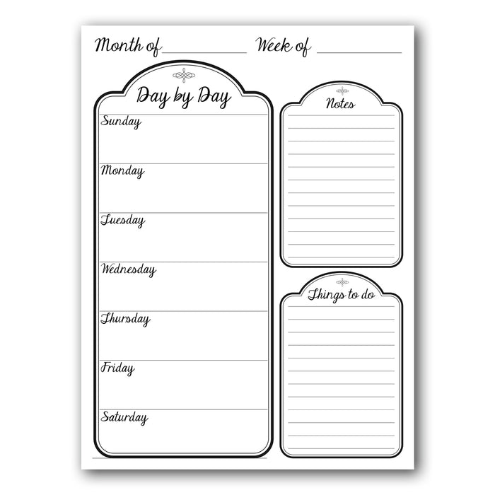 R2H Methods 'Day by Day' Dry Erase Daily Planner on ArtPlexi