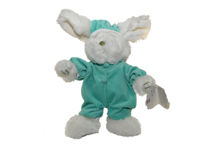 Rabbit in Light Green PJs