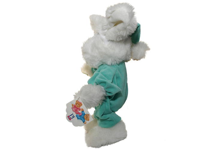 Rabbit in Light Green PJs