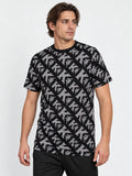Remera Kappa Authentic Fool Negro-Gris — vista principal