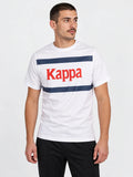 Remera Kappa Authentic Monthy Blanco — vista principal