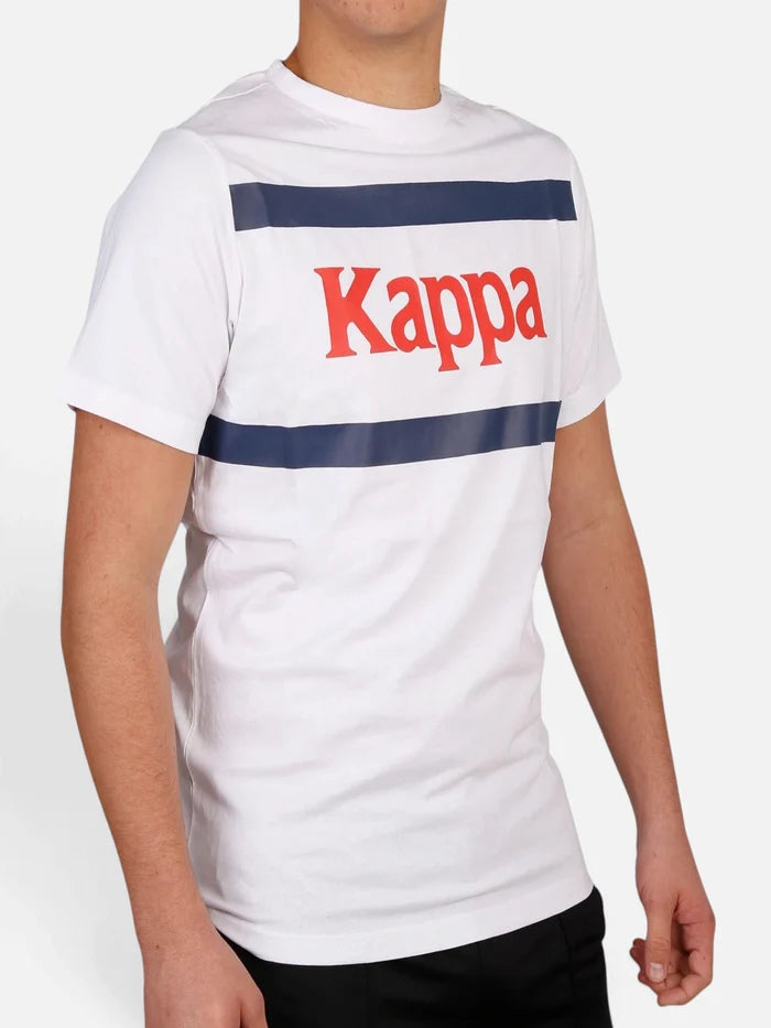 Remera Kappa Authentic Monthy Blanco