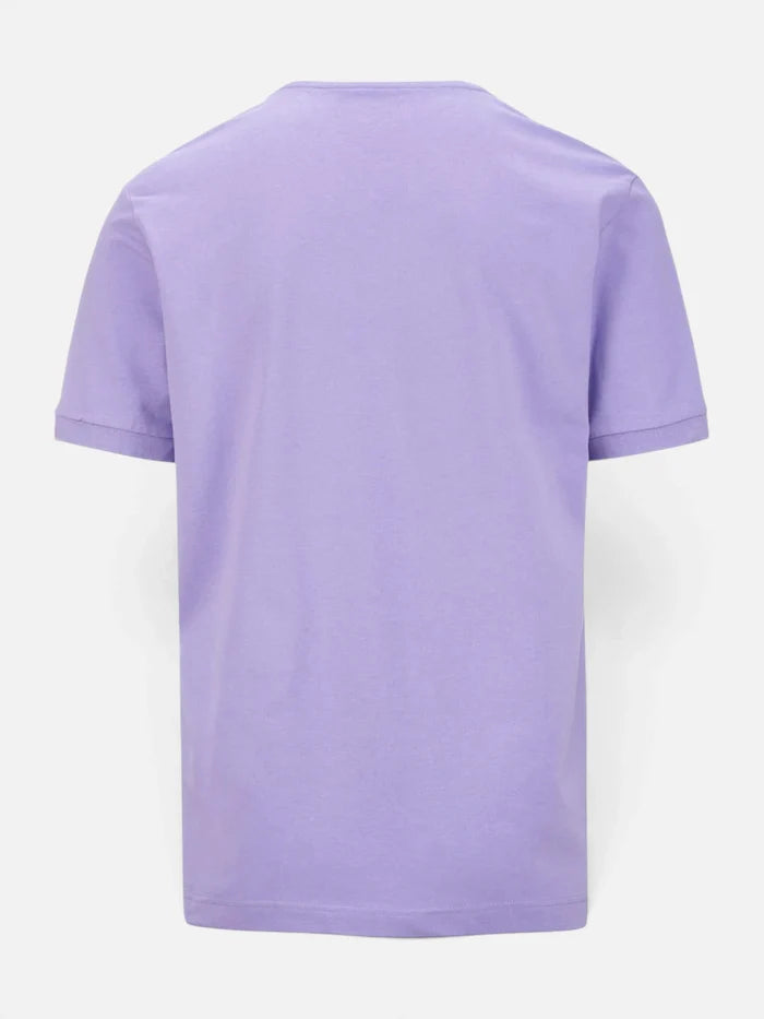 Remera Kappa Logo Bram 2 Slim Violet Lavander