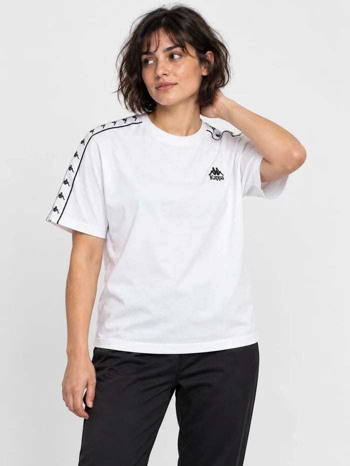 Remera Mujer Kappa 222 Banda Adi Blanco — vista principal