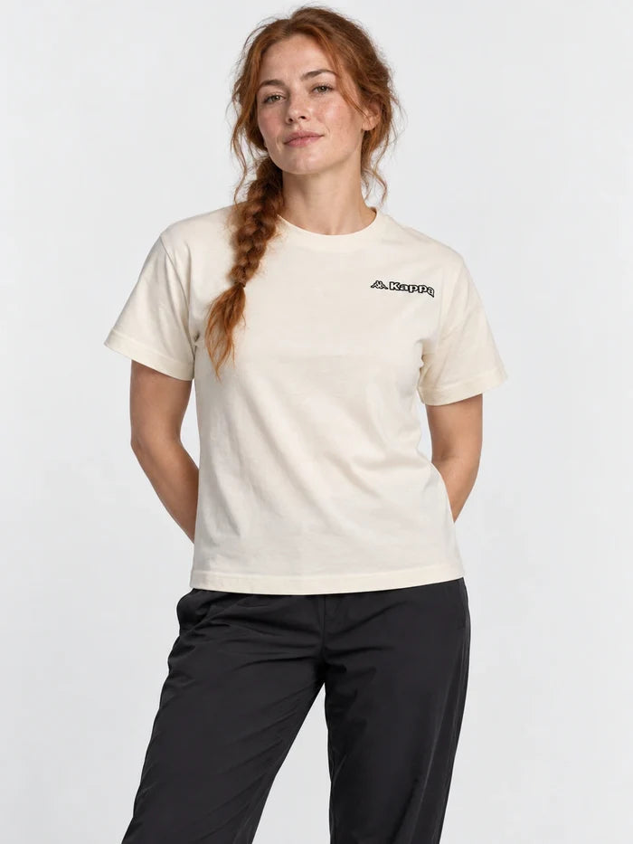 Remera Mujer Kappa Logo Egras T-Shirt Bright Blanco — vista principal