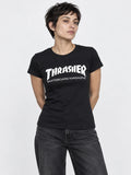 Remera Thrasher Skatemag Mujer Negro — vista principal