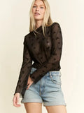 Ribbon Mesh Top