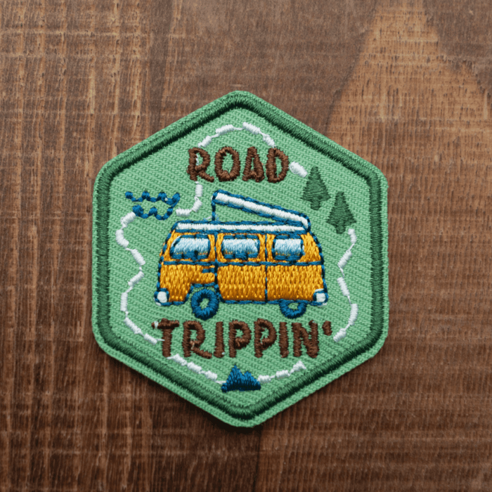 Road Trippin' | Velcro or Iron-On Patches For Pets