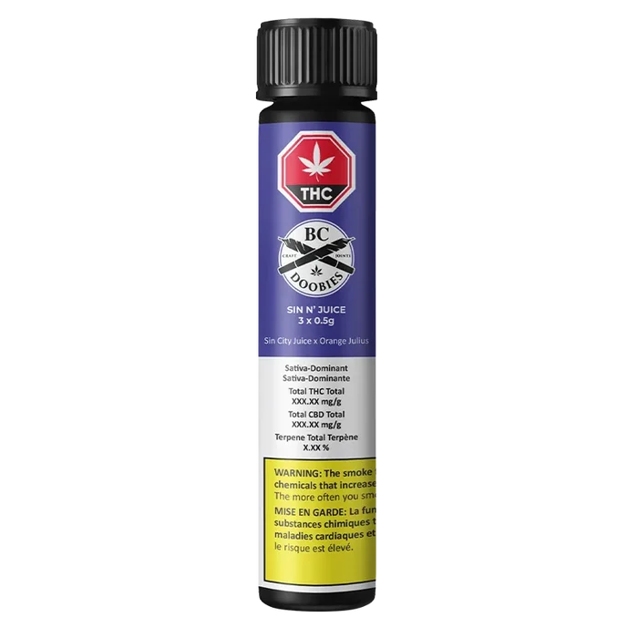 Center-aligned front view of a tall purple-and-white Roll-X tube with a black cap, product label and yellow warning panel visible.