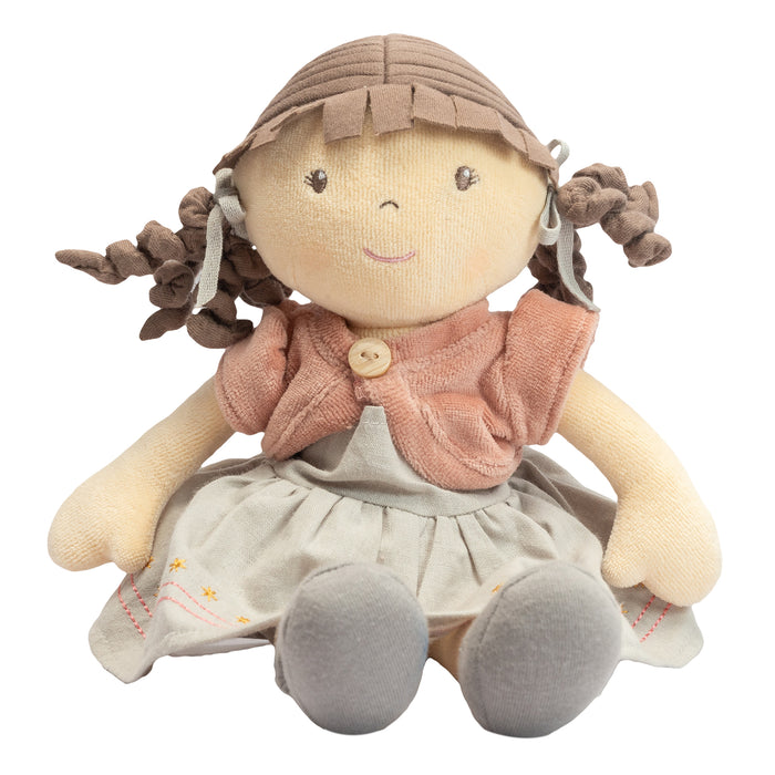 Rose - Organic Doll With Brown Hair