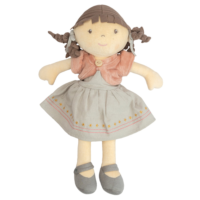 Rose - Organic Doll With Brown Hair