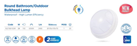 Rother Round LED Bulkhead, 24W, 2160LM, 6500K, IP65