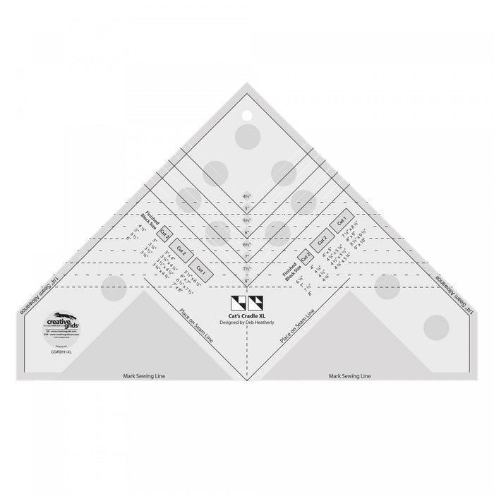 Ruler - Creative Grids Cats Cradle Ruler XL # CGRDH1XL