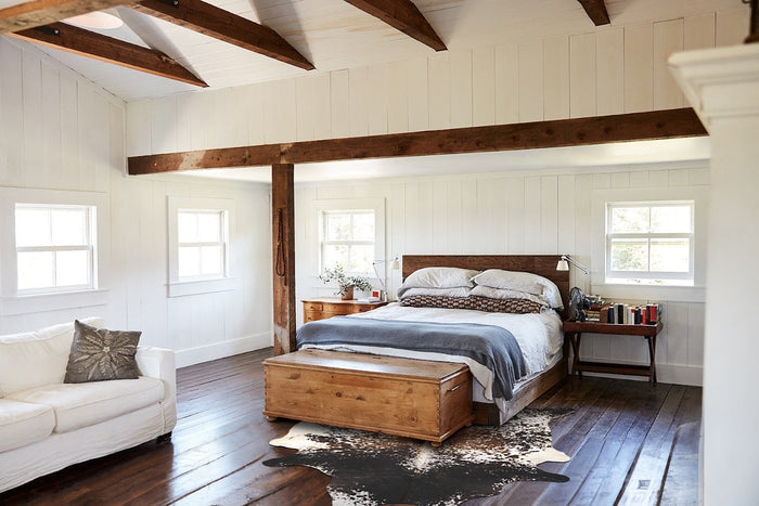 Salt and Pepper Brown Cowhide Rug #B10887