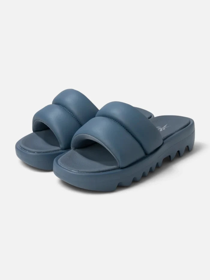 Sandalias Reebok Cardi B Slide Mujer Azul
