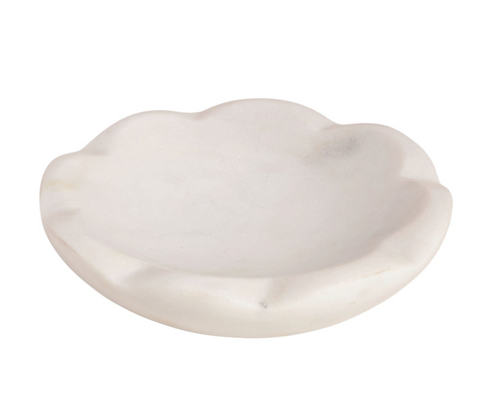 Scallop Marble Trinket Dish
