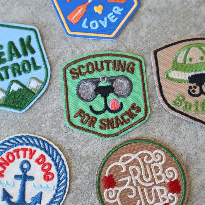 Scouting For Snacks | Velcro or Iron-On Patch for Pets