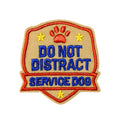 Service Dog - Do Not Distract | Velcro or Iron-On Patch for Pets