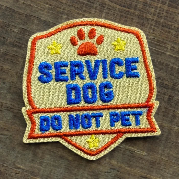 Service Dog – Do Not Pet | Velcro or Iron-On Patch for Pets