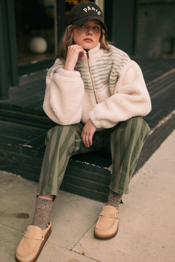 Sherpa Pullover Jacket