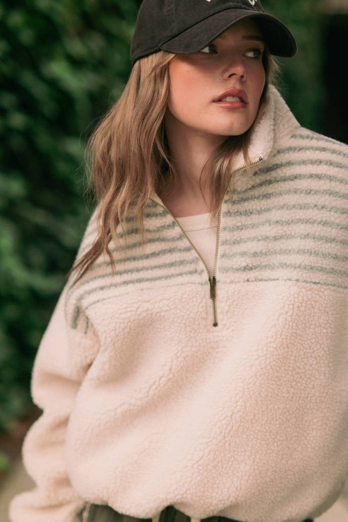 Sherpa Pullover Jacket