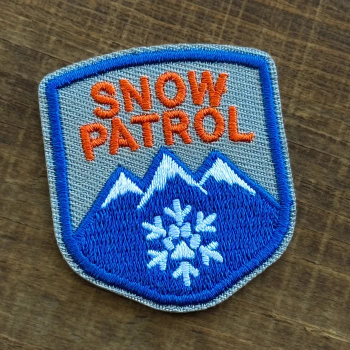 Snow Patrol | Velcro or Iron-On Patch for Pets