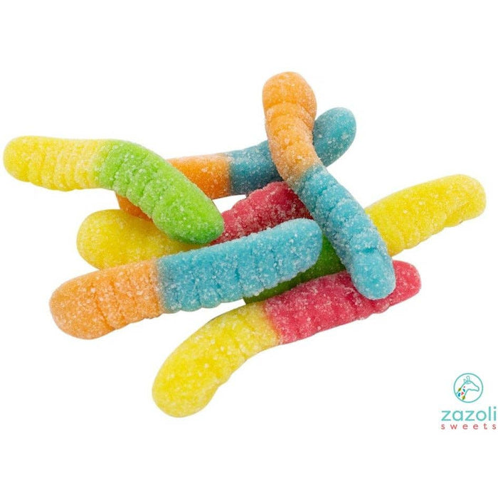 Sour Neon Mini Gummy Worms
