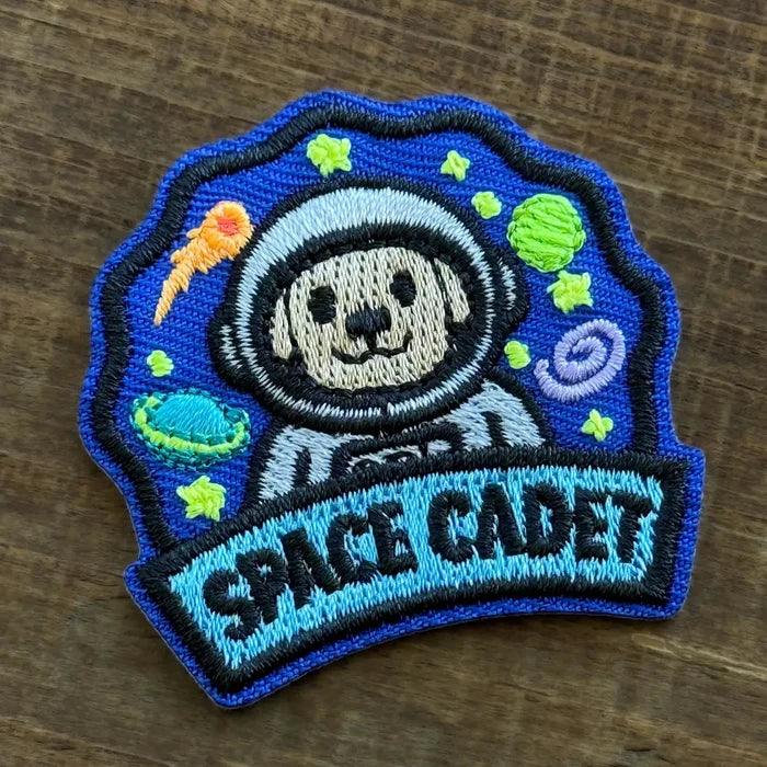 Space Cadet | Velcro or Iron-On Patch for Pets