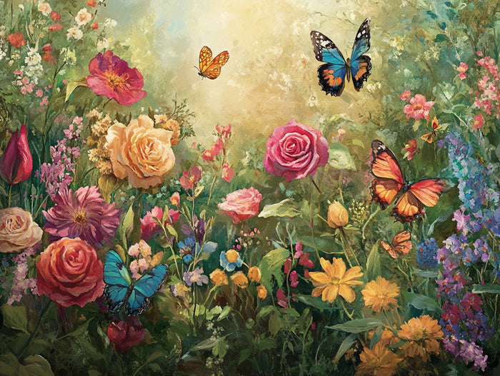 Spring's Lush Blooming Canvas