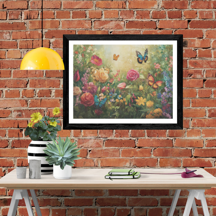 Spring's Lush Blooming Canvas