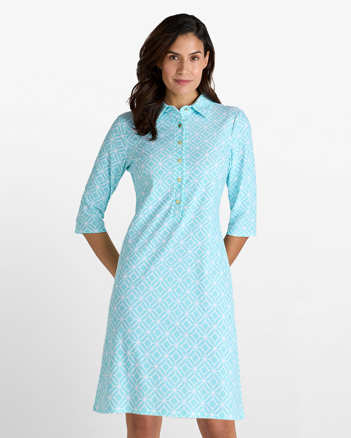 XS / Star Lattice Light Blue / Long