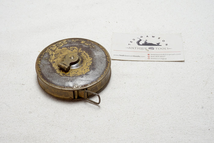 SWEET LUFKIN BRASS CASE FABRIC TAPE MEASURE - 50FT