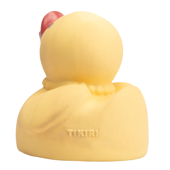 Tara the Duck - Organic Natural Rubber Teether, Rattle & Bath Toy